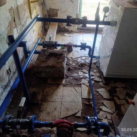 Газификация  в с. Каракулино