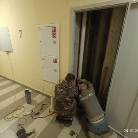 Замена трубопровода  в многоквартирном доме г.Ижевск